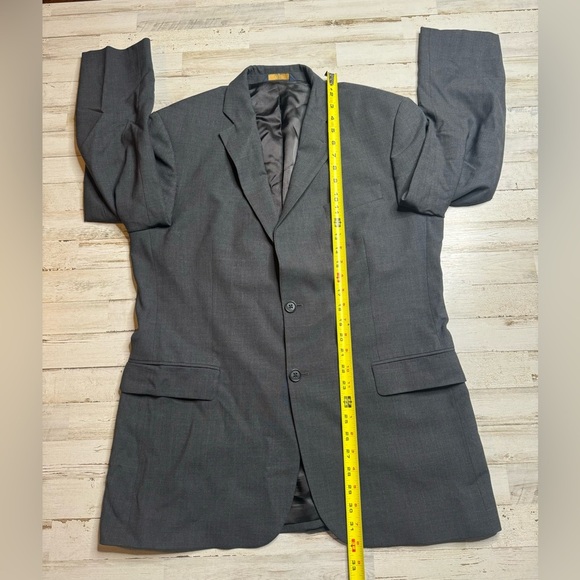 Brooks Brothers Blazer Sport Coat Jacket Mens 42R 2 Button Charcoal Gray - Picture 5 of 11